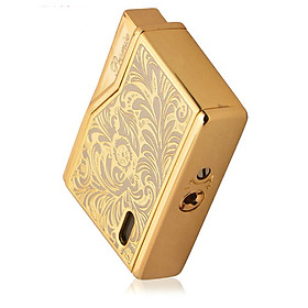 Mua Vỏ Hột Quẹt Bật Lửa Gas Đá Promise BN215-A11 Thiết Kế Độc Lạ  Hoa Văn Cổ Sang Trọng Màu Vàng - Dùng Gas Đá Cao C