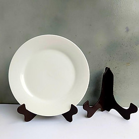Mua Phôi đĩa kèm giá đỡ  kích thước 25.5cm. Dùng vẽ tranh trang trí  viết thư pháp.
