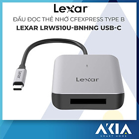 Đầu đọc thẻ nhớ Lexar CFexpress Type B USB-C 3.2 Gen 2 Reader, tương thích PC/ MAC - Hàng chính hãng BH 12 tháng