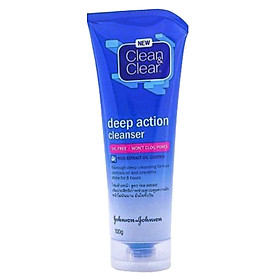 Sữa Rửa Mặt Kiểm Soát Nhờn Suốt 8h Clean & Clear (100g) - 8850007450177