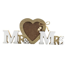 Wood Photo Frame  s Letters 3D for Wedding Table Store Restaurant Style