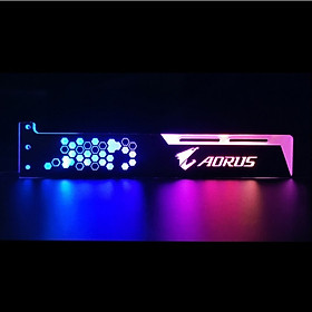 Hình ảnh Thanh Led Chắn độ trang trí cho case máy tính cắm trực tiếp nguồn 4pin molex AORUS ROG - hàng nhập khẩu