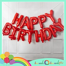 Bong bóng Happy Birthday trang trí sinh nhật