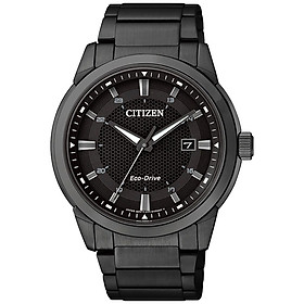 Đồng Hồ Nam Citizen Dây Thép Không Gỉ BM7145-51E - Mặt Đen (Sapphire)
