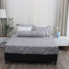 Bộ ga giường Everon Lite ELM 102 Microfiber Xám (4 món)