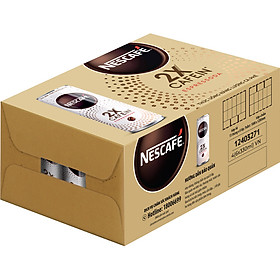 Thùng 24 lon Thức Uống Năng Lượng Cà Phê NESCAFÉ ESPRESSODA 330ml