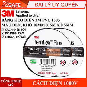 Mua Băng keo điện chống cháy lan 3M 1505  băng dính cách điện hạ thế 1000v chống hở mép kháng ăn mòn nước Xsafe