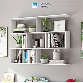 Mua Kệ Sách Gỗ Treo Tường 4 Tầng Đơn Giản Mà Đẹp SIB DECOR (Nhiều màu)