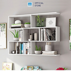 Mua Kệ Sách Gỗ Treo Tường 4 Tầng Rộng 20cm Thương Hiệu SIB Decor (Nhiều Màu) KT06
