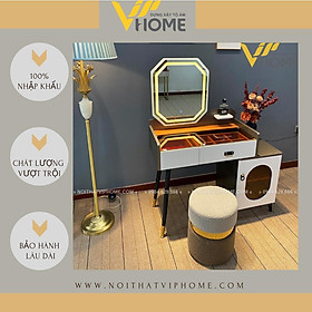 Mua Bàn trang điểm  bàn phấn kèm gương tích hợp đèn LED kèm nút cảm ứng thông minh và ngăn kéo để đồ tiện lợi BTD-00016