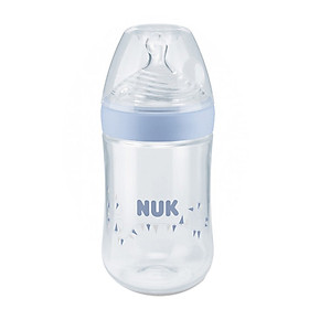 Bình Sữa NUK PP Nature Sense (260ml) Núm Ti Silicone S2 (Size M) NU21496