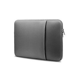 Túi chống sốc laptop 2 ngăn (2 màu: đen, xám)
