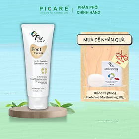 Kem Dưỡng Ẩm Giảm Nứt Nẻ Gót Chân, Mềm Mịn Da Fixderma Foot Cream 60g