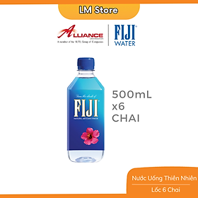 Nước Khoáng Thiên Nhiên Fiji (6 Chai x 500ml)