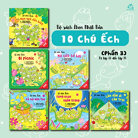 BỘ SÁCH TRANH EHON NHẬT BẢN “10 CHÚ ẾCH” - PHẦN 3 (T13 – 18)