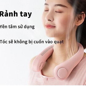 Mua Quạt Đeo Cổ Không Cánh Tiện Lợi  Thời Trang