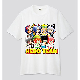 HOT BST Áo Hero Team Mini World Cực Chất | Áo thun Chibi Hero Team Mẫu Mới | Vải Đẹp