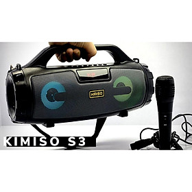 Mua (TẶNG KÈM MIC HÁT)Loa bluetooth Kimiso S1 S2 KM-S3 karaoke không dây xách tay Siêu Bass PIN Khủng bảo hành 12 thág