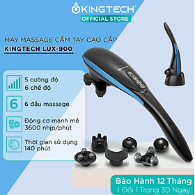 Máy Massage Cầm Tay Đa Năng Cao Cấp KINGTECH LUX-900 - Mát Xa Toàn Thân, Chuyên Sâu Cho Lưng, Cổ, Vai, Gáy Cánh Tay - Chính Hãng