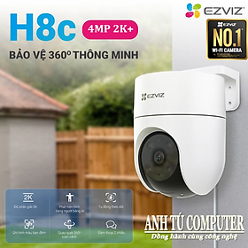 Camera IP WiFi Quay Quét Ngoài Trời EZVIZ H8c 4MP 2K+ - Hàng Chính Hãng