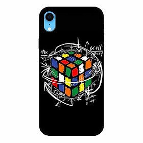 Ốp lưng in cho Iphone XR  Rubik Toán Học