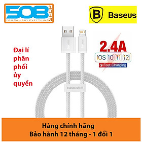 Cáp sạc nhanh IP 2.4A, Cáp sạc nhanh truyền dữ liệu Baseus Dynamic Series Fast Charging Cable 2.4A cho iPhone, iPad - Hàng chính hãng