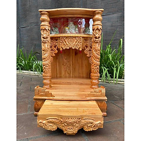 Bàn thờ thần tài ông địa có hộp đèn 56 x 88cm BTXHD5688TA