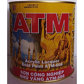 Mua Sơn Công Nghiêp Nhũ Vàng ATM-666