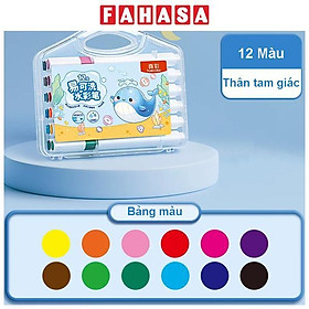 Hộp 12 Bút Lông Màu Nước Rửa Được - Truecolor ZCW-1615-12