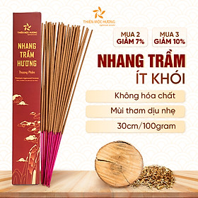 Hình ảnh Nhang Trầm Hương tự nhiên - Loại Cao Cấp 16 năm, 30cm - Thơm dịu nhẹ, không cay mắt, không kích mũi, lưu hương cực lâu - Thiên Mộc Hương