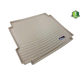 Thảm lót cốp ô tô BMW X5 2008-2017 / LUX SA MACSIM màu be – TPV cao cấp, chuẩn form, dễ vệ sinh (mã 05)