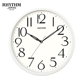 Đồng hồ Rhythm CMG623NR03- Kt 25.5 x 3.5cm, 470g, Vỏ nhựa. Dùng Pin.