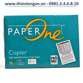 Giấy Paper One khổ A4 định lượng 70 gsm