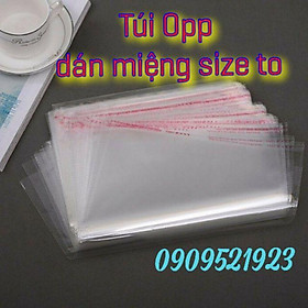 500gr túi opp dán miệng đựng quần áo (bấm vào chọn size)