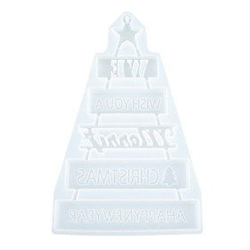 DIY   Christmas Tree Silicone  Jewelry Casting Resin Epoxy  Tool