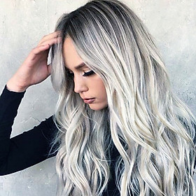 Bộ Tóc Giả Màu Khói