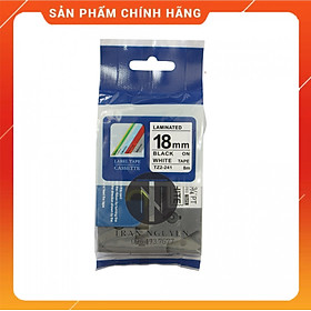 Mua Nhãn In đa lớp Tz2-241 - Đen nền trắng 18mm x 8m - Hàng nhập khẩu