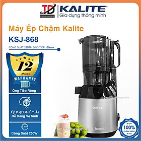 Mua Máy Ép Chậm Kalite KSJ868  Công Suất 250w - Ống Tiếp 130mm  Ép Nguyên Quả Dễ Lắp Đặt và Vệ Sinh Máy  Hàng Chính Hãng