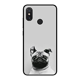 Ốp lưng dành cho điện thoại Xiaomi Redmi Note 6 Pro  Pulldog Nghiêm Túc