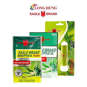 Dầu khuynh diệp con ó Eagle Brand Eucalyptus Oil Plus+ (25ml) - Hàng chính hãng