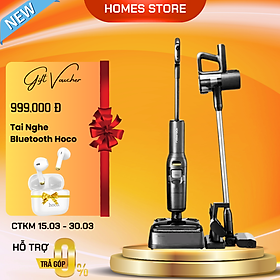 Máy Hút Bụi Lau Nhà Roborock F25 ACE Combo Công Nghệ AI, Giặt Nóng 90 Độ Lực 20.000 Pa Gập 180 Độ - Hàng Chính Hãng