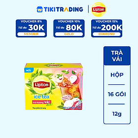 LIPTON Trà Vải Ice Tea (12g x 16 Gói)