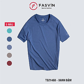  Áo thun thể thao nam Fasvin TS21460.HN chất vải poly mềm mại co giãn tốt