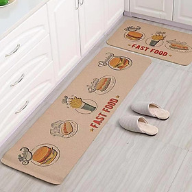 Mua Thảm Nhà Bếp Đẹp Vải Sợi Cây Gai Cao Cấp - Thảm bếp  thảm trải bếp  thảm lót bếp  bộ 2 thảm nhà bếp bề mặt nhẵn mịn