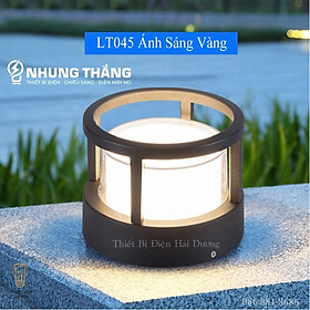 Đèn Sân Vườn Ngoài Trời - Trụ Cổng Cột Đèn Hàng Rào Mái Hiên Chống Nước Cao Cấp Decor Vintage - Led Siêu Sáng -Có Video