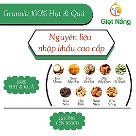 Ngũ cốc hạt granola siêu hạt eat clean không đường hỗ trợ giảm cân cung