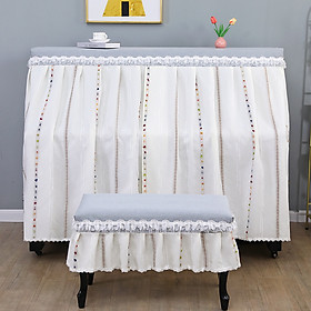 Mua Khăn phủ đàn piano phong cách Hàn quốc hiện đại sang trọng phủ kín toàn bộ đàn chống bụi chống xước- Hàng chính hãng