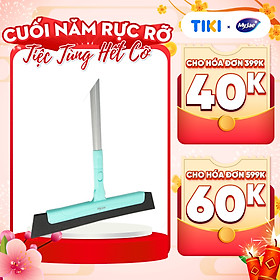 Cây Gạt Nước EVA Đa Năng MyJae Xoay 180 Độ, Chổi Quét Nhà Chống Dính Có Thể Thu Gọn