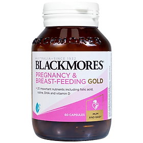 Vitamin Tổng Hợp Cho Bà Bầu và Mẹ Cho Con Bú Blackmores Pregnancy & Breast-Feeding Gold Lọ 60 Viên