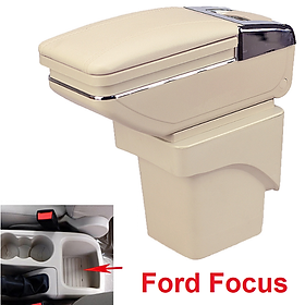 Hộp tỳ tay ô tô dành cho Ford Focus JDZX-FC thiết kế gọn nhẹ, dễ dàng lắp đặt, vệ sinh, không bám bẩn